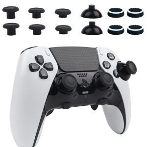 Högtalare 8st Förbättrad hållbar avtagbar tumsticks Analog Stick Joystick Caps täcker byte grepp för PS5 PS4 Slim PS4 Pro Controller