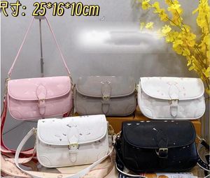 Diane top Fashion women shoulder bag Postman bag Satchel Cross body Luxury genuine leather hobo Chain handbag Presbyopic Drawstring Bucket diane m45985 2024