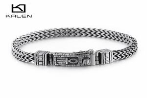 8mm Egyptian Ankh Symbol of Life Charm Bracelets For Men Women Stainless Steel Silver Mesh Linking Chain Bracelet Jewelry4104253