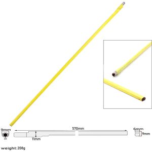 Cables Bass Electric Guitar Parts 630mm/570mm/ 440mm yellow adjustment lever Two Way & Two Course Adjustable Truss Rod