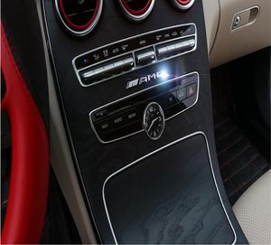 Bilmodellering 3D AMG Metal Sticker för Mercedes W203 W210 W211 W204 Benz C E S CLS Automobile Decoration Modeling8929314
