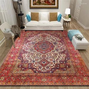 Dywany w stylu Maroka Geometryczny kolorowy wzór Dywanika do salonu i duszpasterska domowa dekoracja sypialnia dywan nordycki podłoga etniczna