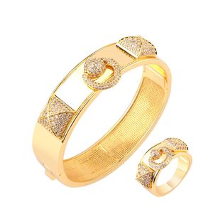 Retro ring with Zircon Bracelet for men and women to casual simple Valentine039s Day gift8568966