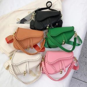 Carpets Saddle Bags For Women High Quality PU Shoulder Bag Cute Purses And Handbag Designer Crossbody Armpit