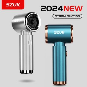 SZUK Mini Car Vacuum Cleaner Powerful Portable Cleaning Machine Handheld for Home Appliance Blow Keyboard Wireless 240407