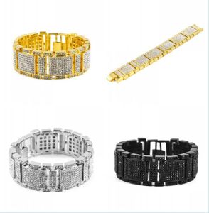 Tennis Hip Hop Tennis Bracciale Men Luxury SIMADED Diamond Fashion Bling Bracelets Delivery 2022 Jewelry DHMQT8026165