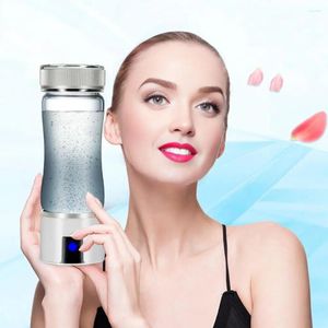 Wine Glasses Hydrogen Water Generator Compact Bottle Portable 300ml Rich With Spe Pem For Birthday