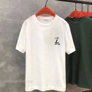 Louies Vuttion Shirt Mężczyźni i kobiety miłośnicy krótkiego rękawu Hot Wierience Technologia zaawansowana koszulka Louisvutton produkuje sportowe ubrania uliczne 172