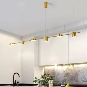 Dining Table Led Chandeliers Living Room Ceiling Chandelier Kitchen Hanging Light Fixture Dimmable Indoor Lighting Lamp