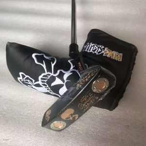 Special Newport 2 Balck Human Skeleton Golf Putter Special Newport2 Lucky Four-leaf Clover Men's Golf Clubs Contact Us to View Pictures with LOGO 644