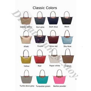 LC Designer Luxus Totes Taschen Fashion Ladies wasserdichte Oxford Tote lässig Nylon Umhängetasche Hochwertige kleine Klappe Frauen Handtaschen Weiß Geldbeutel