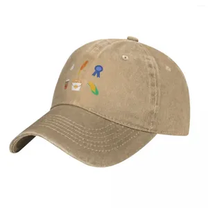 Caps de bola Mn State Foods Fair Foods Cowboy Hat Bag Cosplay Cosplay para homens