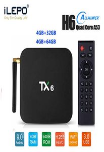 TX6 TV Kutusu 4GB 32GB 64GB Akıllı Android 90 5G WiFi BT503D 4K H265 Alıcı5863455