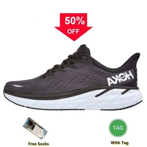 Дешевая Hoka One Clifton Athletic Shoe Roodse Roots Bondi 8 Carbon x 2 кроссовки Shock Abressbing Road Fashion Mens Top Top Designer 908