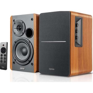 Enhance Your Audio Experience with Edifier R1280DBs Active Bluetooth Bookshelf Speakers - 2.0 Wireless Studio Monitors with Optical Input and Subwoofer Line Out