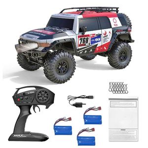 سيارة Diecast Model Cars ZP1005REMOTE CONTROL CAR 2.4G 4WD RC CAR All Terrain 15 Km/H 1 10 Off Road Monster Truck Toy for Birthday Boys Boys Kids Higdts J240417