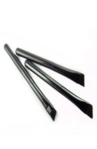 100pslot Mini Brow Brush Одиночные нейлоновые щетки для бровей Черные косметические угловые инструменты для макияжа Applocators2547753