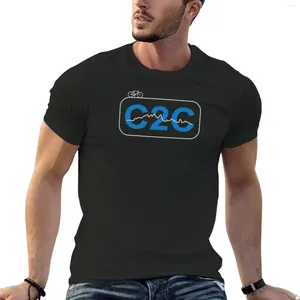 Erkek Tank Tops C2C Döngü Mücadelesi Rota Mavi/Beyaz T-Shirt Erkekler Hayvan Baskı Gömlek Bir Erkek Erkek Tişörtleri