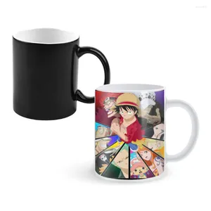 Mughe Design One Piece Anime Creativity Cambia Cambia tazza Coppa Tazza di colazione Friend Holiday GIF