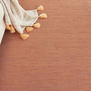 Teppiche im Innen- und Außenbereich Terrakotta 7 'x 10' Fläche Teppich leicht zu reinigen