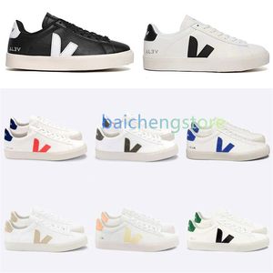 2024 Summer Hot French Brasil Brasil Verde Life Baixo Carbono V Cotton Arganic Flats Sneakers Women Women Casual Classual White Designer Shoes Mens saltos 36-45 K5