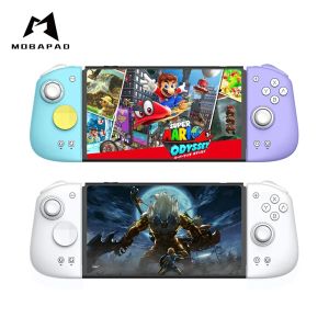 Mäuse Mobapad M6S Joycons Nintendo Switch Controller Pro Einstellbarer Joystick Hall Effect Controller HD Vibration/6axis Gyro Joy Pad