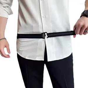 Bälten X7YA Hook Fastener Belt för alla ålder Enkla justerbara skjortor Fixering Midjeband Universal midjeband Pants Tillbehör