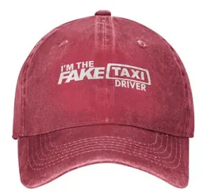 Шариковые крышки я фальшивый такси водитель бейсбольный шапка унисекс регулируемые шляпы для мужчин и женщин
