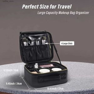 Kozmetik Çantalar Ayarlanabilir Bölüm Profesyonel Kozmetik Depolama Kutusu Taşınabilir Takı Dijital Araç Aksesuarları L410