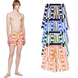 Brand di moda americano Rhude Lettera freccia geometrica Short sportivi grafici casual per uomini e donne High Street Beach Pants