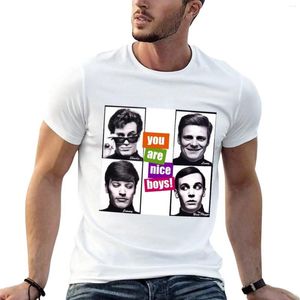 男性のポロスあなたがすること！ （あなたは素敵な男の子です！）Tシャツ特大の半袖ティーヴィンテージTシャツメンズワークアウトシャツ