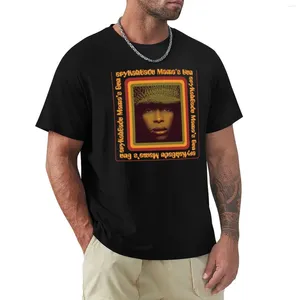 Polos maschile Erykah Badu Mama's Gun T-shirt Blacks vintage personalizzati Funnys Slim Fit Shirts for Uomini