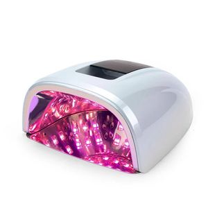 Batteridriven laddningsbar nagellampa med spegelbotten Cordless Gel Polish Dryer UV Light For Nails Wireless LED 240401