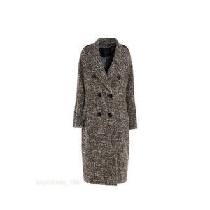 Cappotto designer cappotto di lana lussuoso cappotto da donna cappotto di agnello a metà lunghezza di velluto cardigan giacca di lana ad ispessioni di top di alta gamma