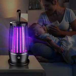 Mosquito Killer lampy Najnowsza lampa repelentowa Mosquito Silent Insect Promieniowanie Elektryczne ładowanie USB Outdoor YQ2404179