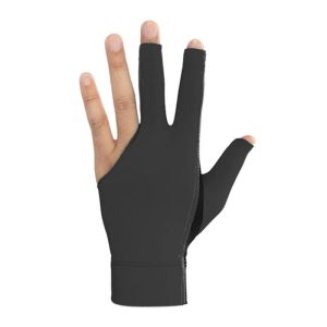 Бильярдные аксессуары перчатки влево правая рука 3 Пальцы дышащие бильярдные перчатка для снукера Cue Sport Man Woman Elastic Nylon DR OTQRP