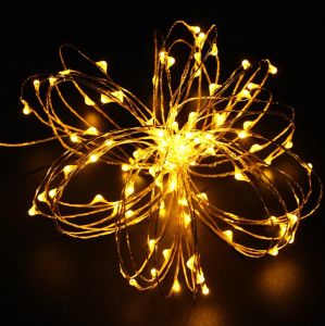 8 Colors 10m 100 LED Copper Wire LED String Light Starry Light Outdoor Garden Christmas Wedding Party Decoration LL