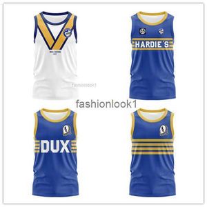 Retro Australia Parramatta Eels Home Away Rugby Sleeveless Shirt Men Sport Sport Otinesse Sport Sportswear Felpette per esterni T-shirt FW24