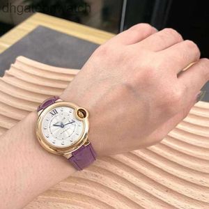 Стильные картер дизайнерские часы для мужчин женщины Blue Balloon Series 18K Rose Gold Original Diamond Automatic Business Designer Watch Watch для мужчин