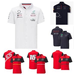 Motorcycle Apparel F1 Forma One Short-Sleeved Shirt Summer Team With The Same Custom Drop Delivery Automobiles Motorcycles Accessories Otnkk