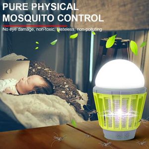 Mosquito-Killerlampen 2-in-1 Moskito Killer Insekt Repellent Camping Light Elektrische tragbare wasserdichte Mückenkiller-LED-Innen- und Outdoor-Zeltlicht YQ240417