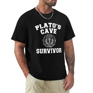 Herrpolos Platos Cave Gift - Platon Greek Philosophy Gifts With Citat för män och Womenplatos SH T -shirt