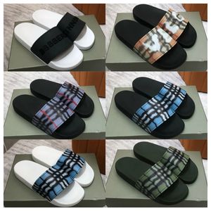 2024 Principais slides de designers de luxo Slipper Letters Slippers For Men Women Black White Hot Fashion Unissex Pool Flip Flip Flip