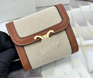 cüzdan cüzdan cüzdan çanta kartı tutucu düz koyun tuval tuval zincir mektubu Noel hediye kredi kartı anahtar crossbody poşeti zippy cüzdan tasarımcı cüzdanlar kadınlar için