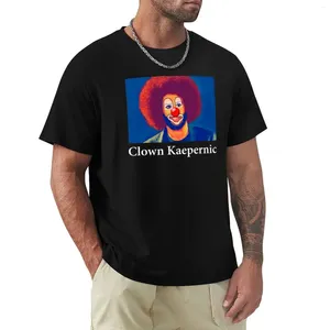 Herren Polos Clown Kaepernick (weißer Text) T-Shirt Sportfans schwitzen ästhetische Kleidung übergroße T-Shirt-Männer