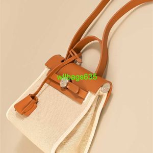 Trusted Luxury Totes Ky Cloth Handbag Womens 2024 New Cowhide Canvas Bag with Crossbody Carrying Bag Small Size Vintage Bag Womens have logo HBHQET