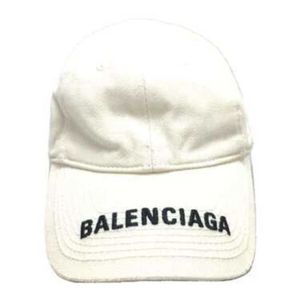 Designer Baseball Hat Hat Fashion Ball Ball Cap Belenciaga #6 Hat S Cotton Ivory Womenswl998L