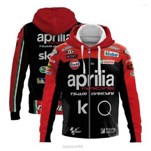 Herren Hoodies 2023 Spring Herbst Reißverschluss Jacke Aprilia Hoodie 3D Drucker Lokomotive Harajuku Casual O Hals 6xl Y2K Kleidung