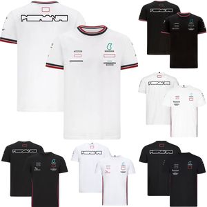 F1 T-Shirt Formel 1 Rennanzug T-Shirts Team Kurzärärmelte Sommer Polyester Schnelle Trockenhirt