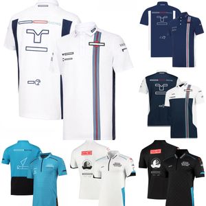 Formula 1 T-shirt Nowy sezon F1 T-shirty koszulki Polo Driver Lapel Racing Jersey Racing Sport Fani Fani Mężczyzny Oddychający krótki rękaw